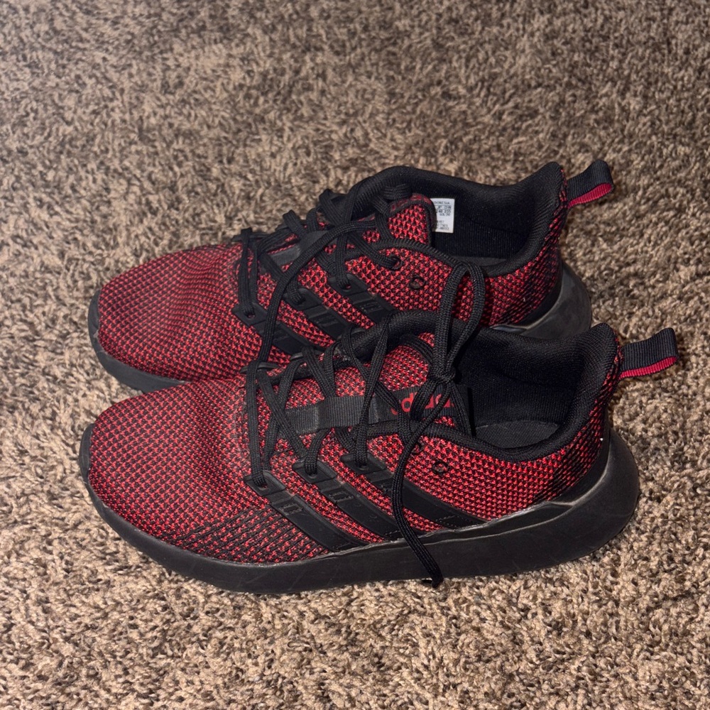 adidas Kids Red and Black Sneakers